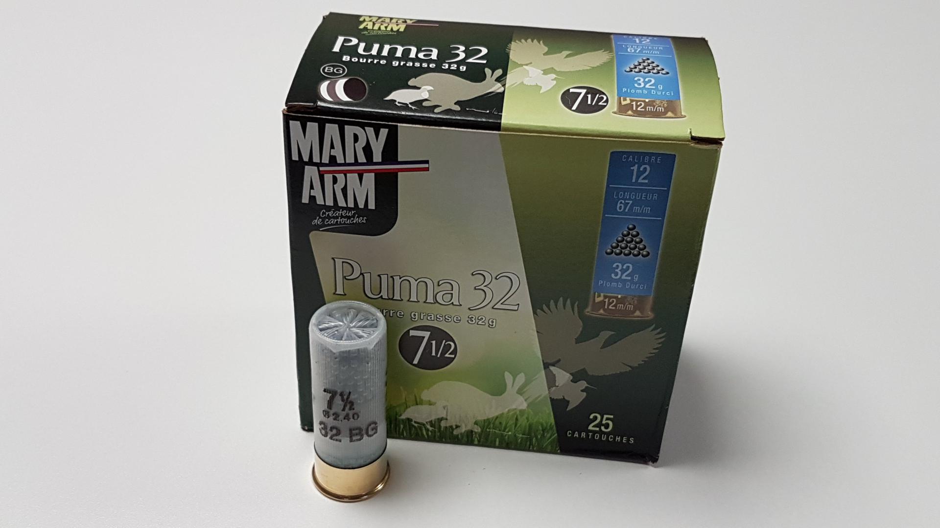 CARTOUCHES MARY ARM PUMA 32 ( BG ) CAL 12/67