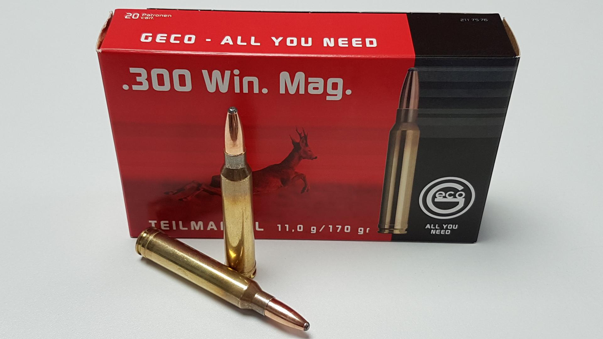 CARTOUCHES .300 WIN MAG 170 GR SOFT POINT
