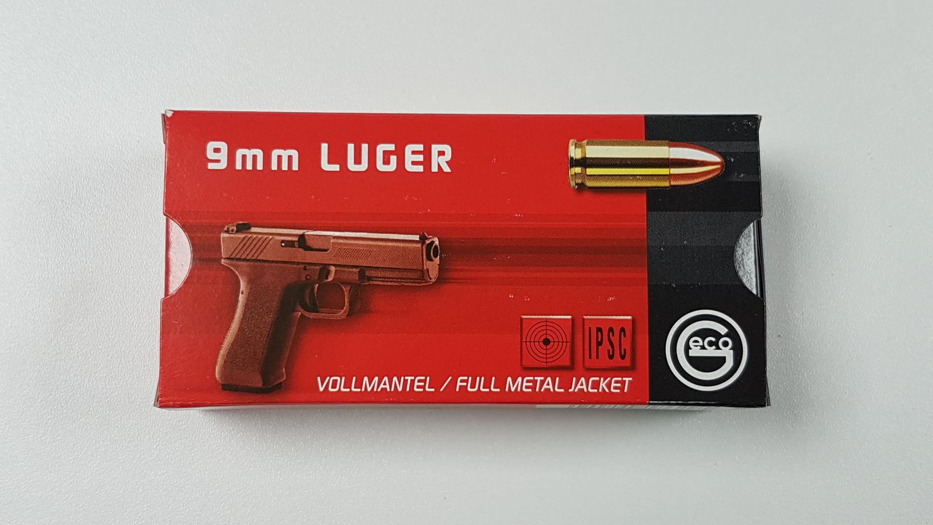 CARTOUCHES 9 MM LUGER 124 GR FMJ